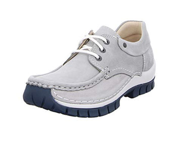 Wolky Comfort lace-up shoes Fly Summer - 11820 nubuck leather denim blue - 39 on sale